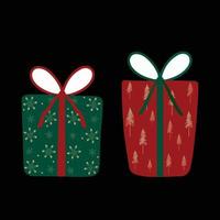 Gift with bow specific to the Christmas season vector