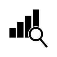 Chart flat syle icon vector