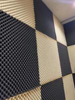 geometric texture acoustic isolation foam photo