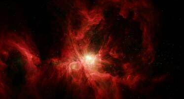 Space and glowing nebula background. Elements of this image furnished by NASA. photo