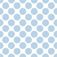 Cloud pattern blue background vector