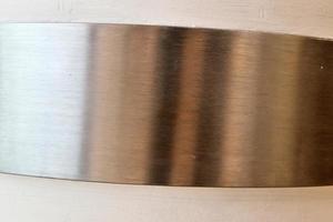 Detailed close up view on metal and steel surfaces. photo