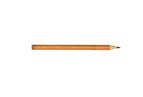 Pencil on a white background. photo