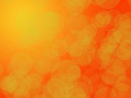 Background with round bokeh effect, orange. photo