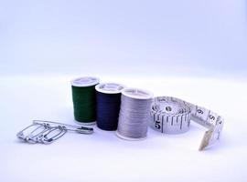 Sewing accessories photo. photo