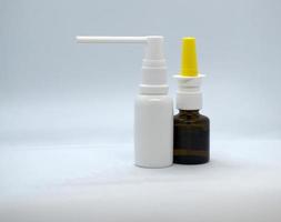 Throat spray and nose drops photo