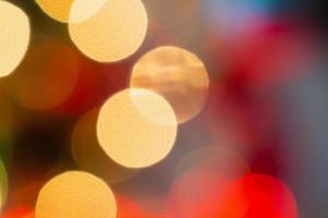 abstract bokeh light festive holiday background photo