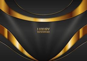 Luxury dark and golden dynamic wave background. Abstract background. Vector. vector