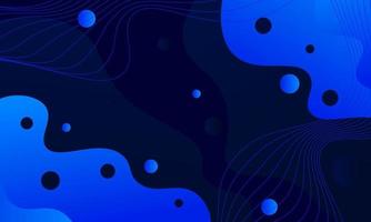 Modern blue fluid with wavy lines background. Vector illustration.