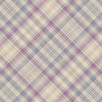 Tartan or plaid vintage color pattern. vector