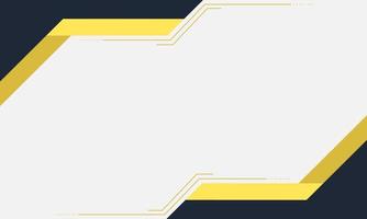 fondo de banner azul y amarillo moderno. vector