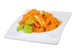 Carrot dish view photo