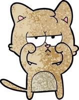 Vector cat character in cartoon style