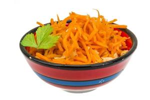 Carrot dish view photo