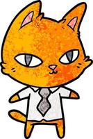 Cartoon cat character vector