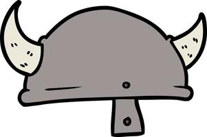 cartoon viking hat vector