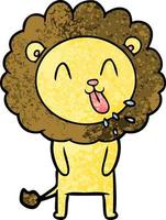 Cartoon lion character vector