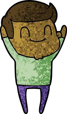 Cartoon man character