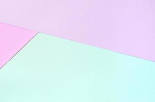 Texture background of fashion pastel colors. Pink, violet and blue geometric pattern papers. photo