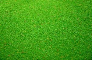 Texture of a colored granular sand close up. Green grains photo