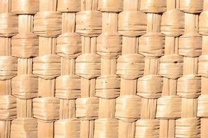 The texture of the standard weaving of straw photo