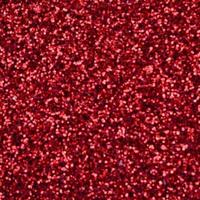 una gran cantidad de lentejuelas decorativas rojas. imagen de fondo borrosa con luces bokeh brillantes de pequeños elementos que reflejan la luz en un orden aleatorio foto