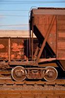 Parts of the freight railcar photo