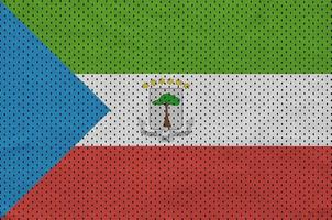 Equatorial Guinea flag printed on a polyester nylon sportswear m photo