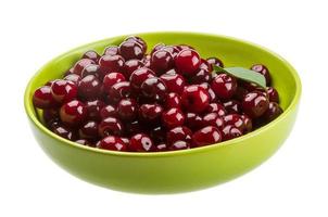 Cherry in bowl photo