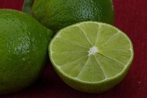 Fresh lime view photo