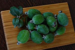 Feijoa fruit dish photo