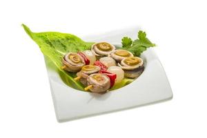 Anchovy rolls view photo