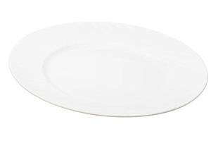 White plate view photo