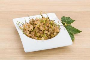White currant dish view photo