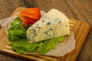 Blue cheese dish view photo