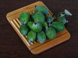 Feijoa fruit dish photo