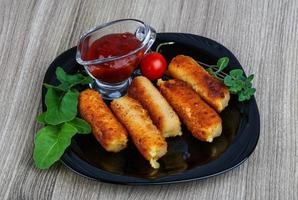 Cheese sticks dish photo