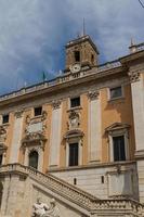 roma, italia, 2022 - vista de la plaza del campidoglio foto