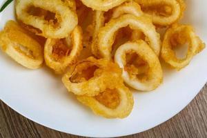 Squid rings dish photo