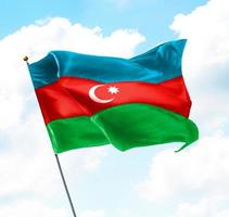Flag of Azerbaijan photo