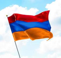 bandera de armenia foto