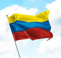 bandera de colombia foto