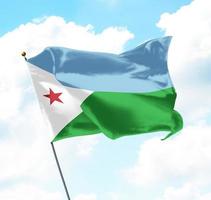 Flag of Djibouti photo