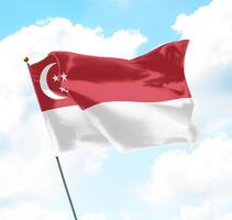 Flag of Singapore photo