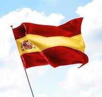 bandera de españa foto