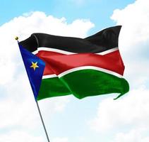 bandera de sudán del sur foto