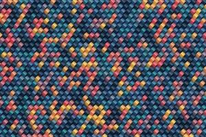 Abstract row of colorful futuristic objects background 3d rendering photo