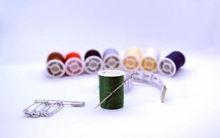 Sewing accessories photo. photo