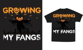 Funny Halloween vintage women Tee vector