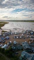 River Deben at Felixstowe Ferry, Suffolk photo